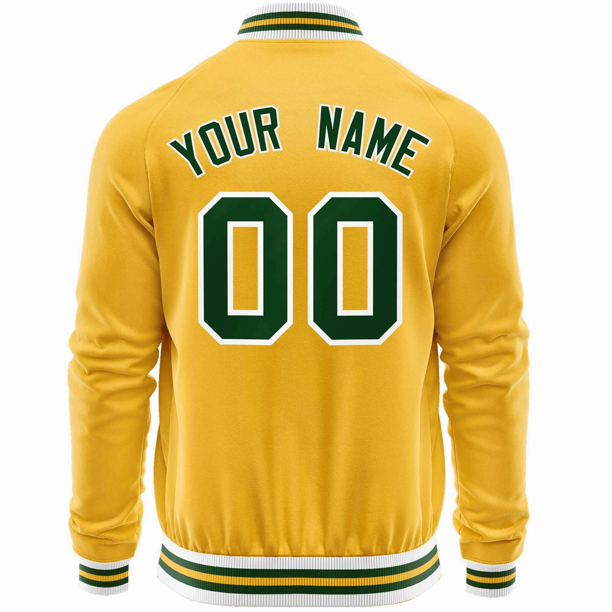 Custom Classic Style  Personalized Stitched Letters & Number Men/Women/Youth Varsity Full-Zip Baseball Jacket