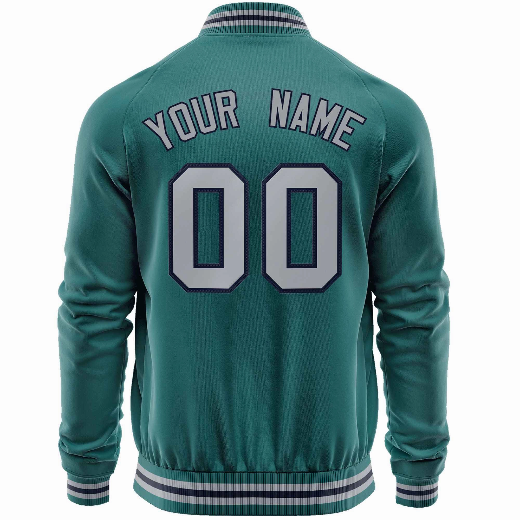 Custom Classic Style  Personalized Stitched Letters & Number Men/Women/Youth Varsity Full-Zip Baseball Jacket