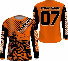 Custom Quad Racing Jersey Kid Men Women UPF30  ATV Motocross Off-Road Shirt Extreme ATV MX Racing Rider PDT751