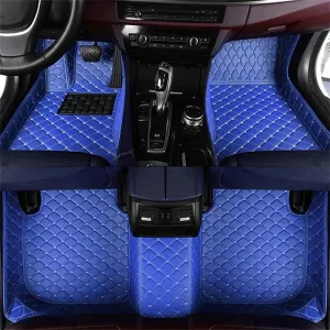 Customized Car Mats are Suitable for Borgward BX6 / 2018 Year Waterproof Lining Full Set of Environmentally Friendly Flooring (Black Red,BX6 / 2018 Year)