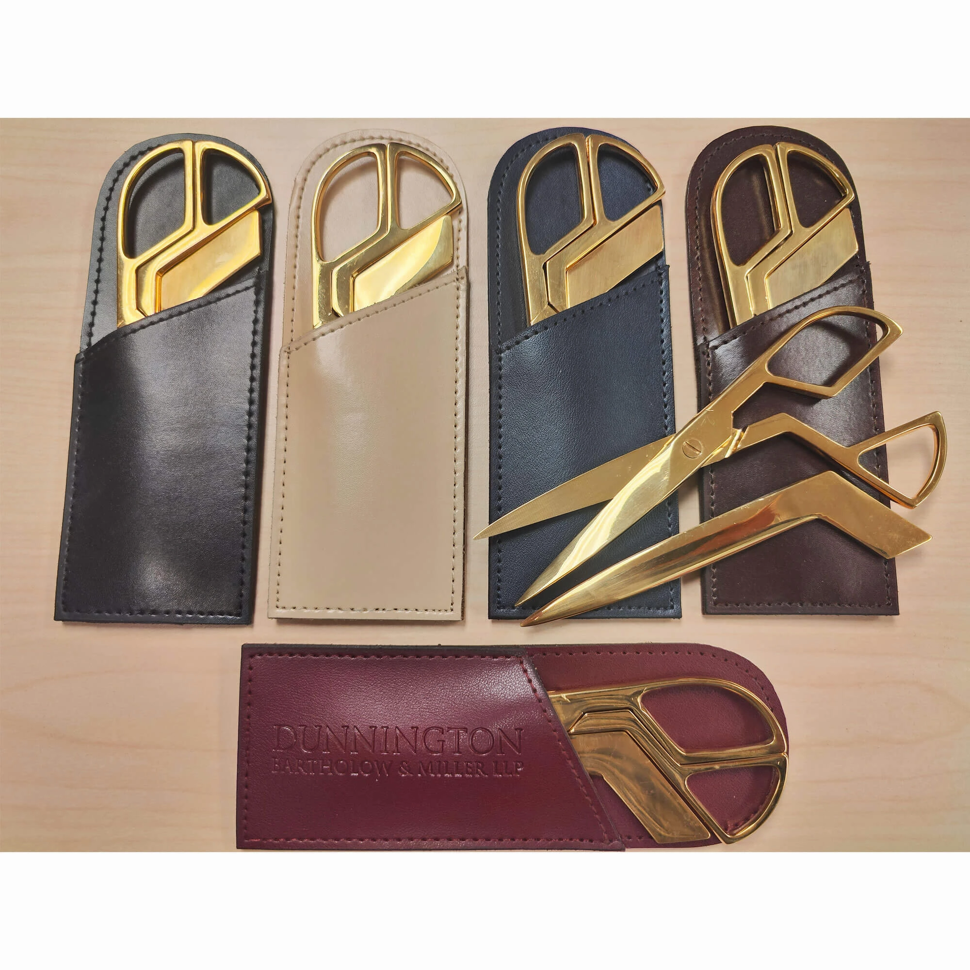 Dark Brown Bonded Leather Mini Library Set