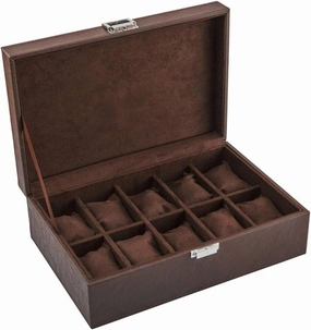 Delicate Texture Artificial Leather Watch Box Mechanical Watch Quartz Watch Storage Box Bracelet Jewelry Storage Storage Box Handmade Full Soft Watch Pillow Watch Box