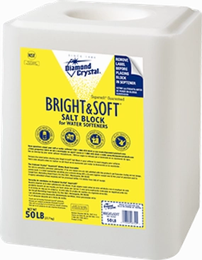Diamond Crystal BRIGHT & SOFT® WATER SOFTENER SALT BLOCK