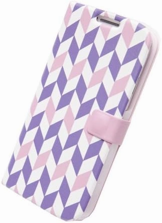 docomo Galaxy S4 SC-04E Case Summer Pattern Violet Diary Type HM2218S4