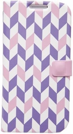 docomo Galaxy S4 SC-04E Case Summer Pattern Violet Diary Type HM2218S4