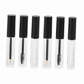 DOITOOL 18pcs Premium Empty Eyelash Cream Container Matte Caps Transparent Makeup Tubes for Mascara Lip Gloss Eyeliner Durable and Portable Cosmetic Bottles for Personal Collection and