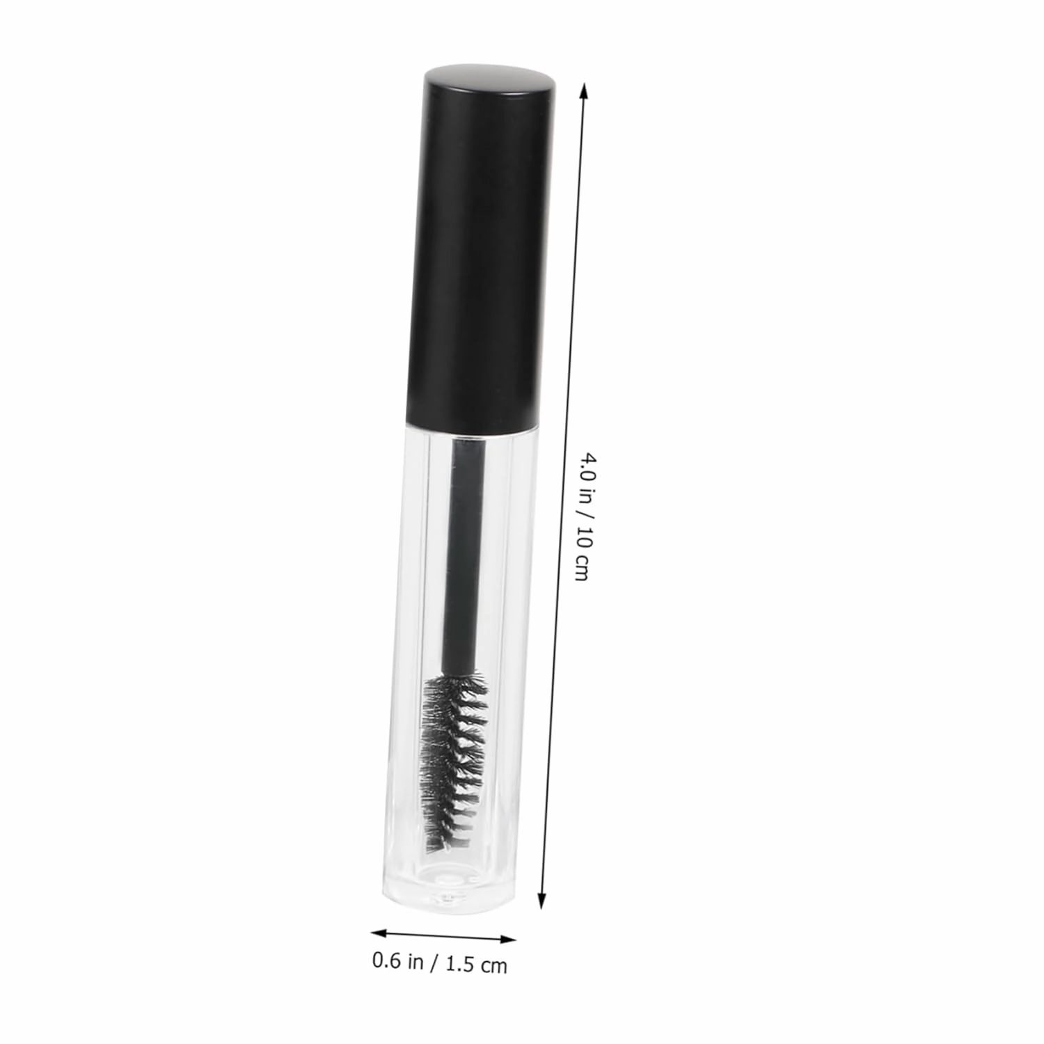 DOITOOL 18pcs Premium Empty Eyelash Cream Container Matte Caps Transparent Makeup Tubes for Mascara Lip Gloss Eyeliner Durable and Portable Cosmetic Bottles for Personal Collection and
