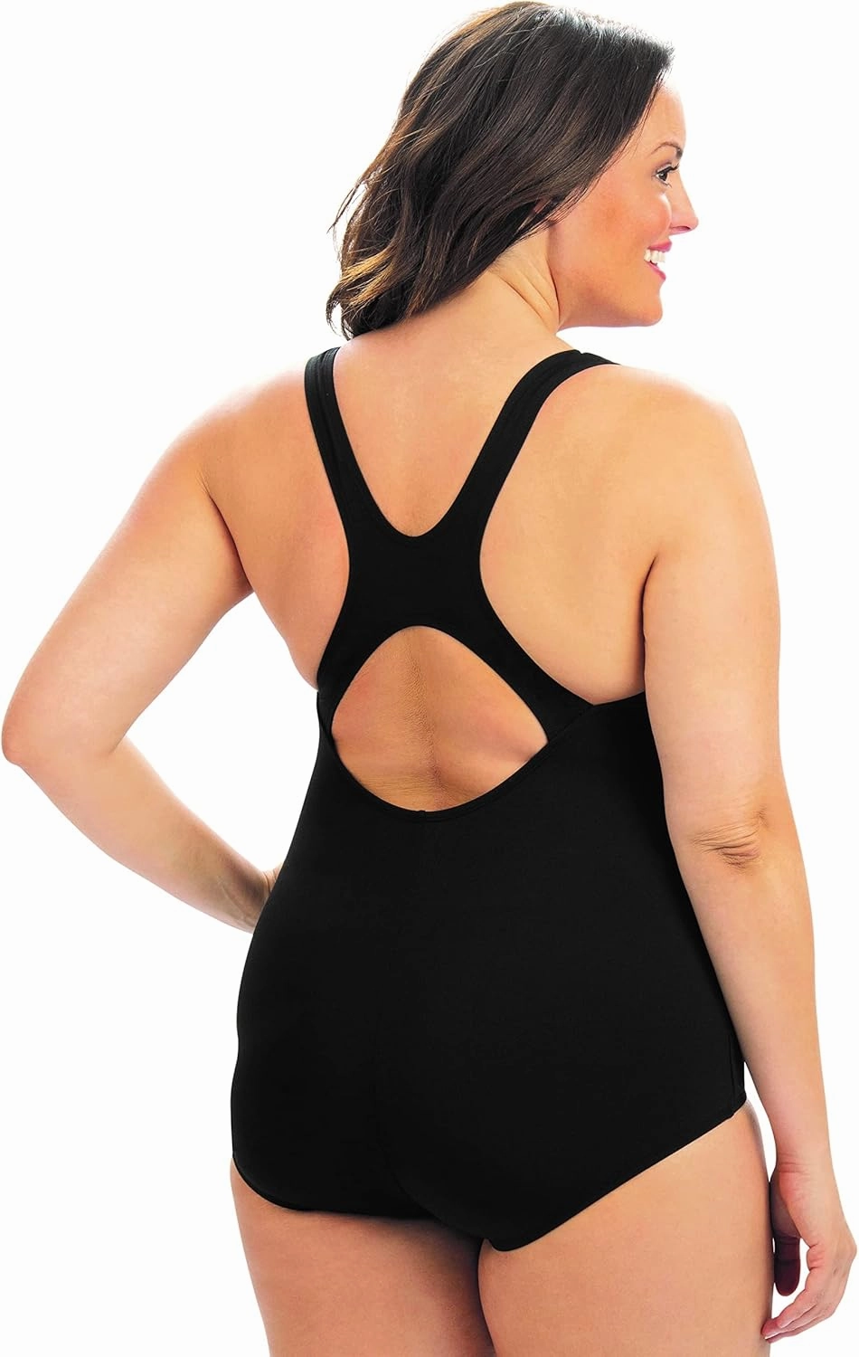 Dolfin Aquashape Women's One Piece Swimsuit Full Coverage Shaping Lap Suit�