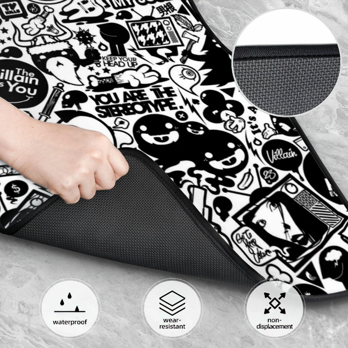 Doodle Collage Automotive Floor Mats