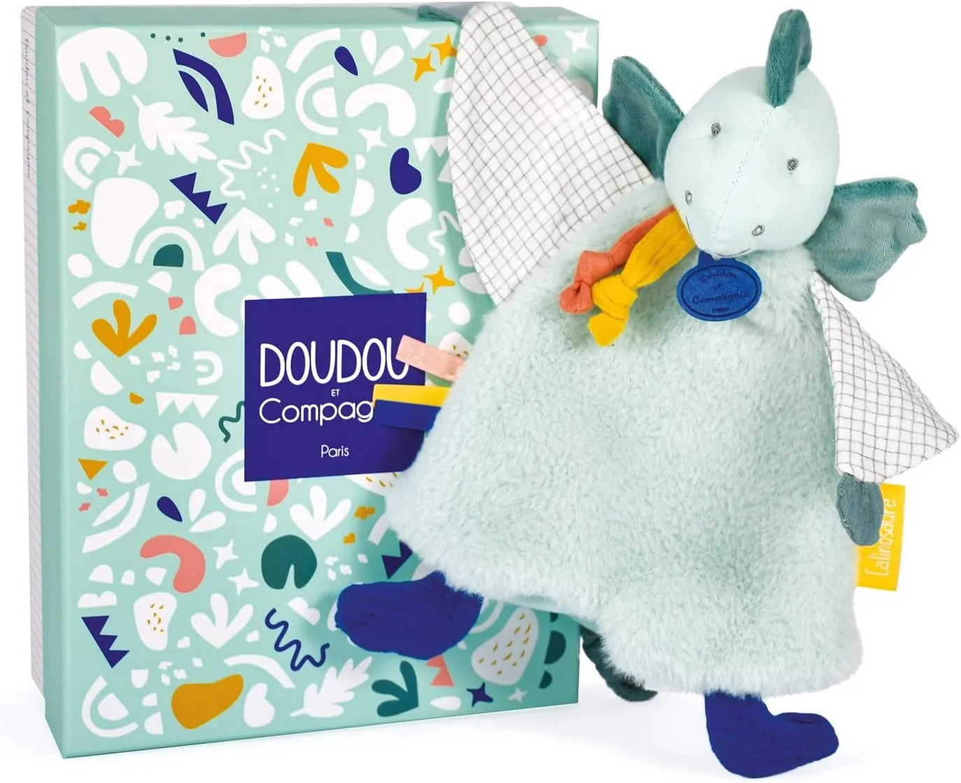 Doudou et Compagnie - Les Calinosurs DC3938 Dinosaur Soft Toy - Green - 25 cm