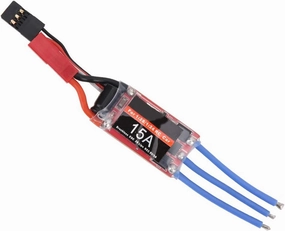 Drfeify Brushless ESC, RC Brushless Electronic Speed Controller 15A ESC Upgrade Spare Accessory Compatible with 1/28 1/24 JST Power Plug