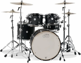 DW DDLM2214BL Design Series 4-piece Shell Pack - Satin Black
