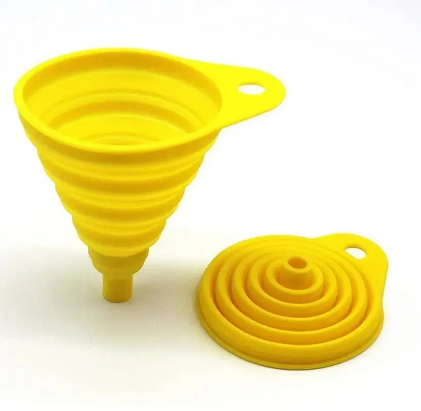 Easy Pour Collapsible Silicone Kitchen Funnel