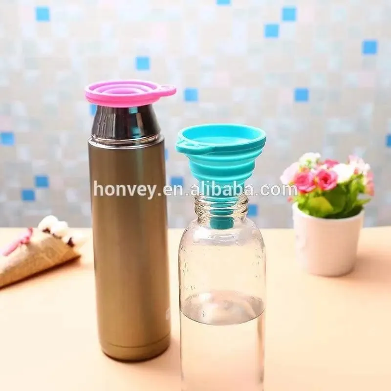 Easy Pour Collapsible Silicone Kitchen Funnel