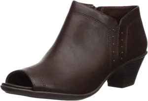 Easy Street Women's Voyage Open Toe Bootie with Mini Studs Ankle Boot