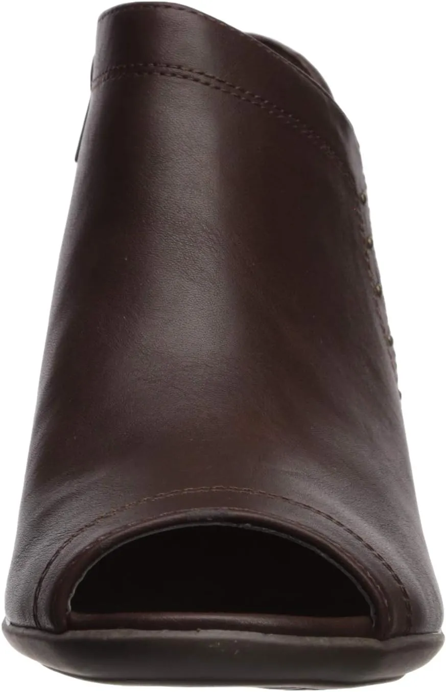 Easy Street Women's Voyage Open Toe Bootie with Mini Studs Ankle Boot