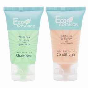 Eco Botanics Travel-Size Hotel Shampoo and Conditioner 1 oz (Case of 300)