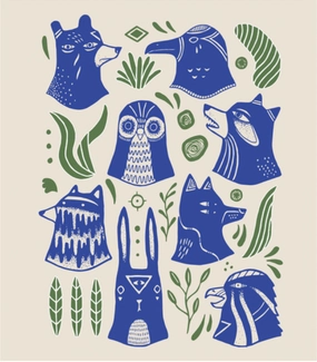 Eco Cloth - Spirit Animals