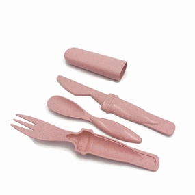 Eco-Friendly 3 Pieces Wheat Straw Cutlery Set