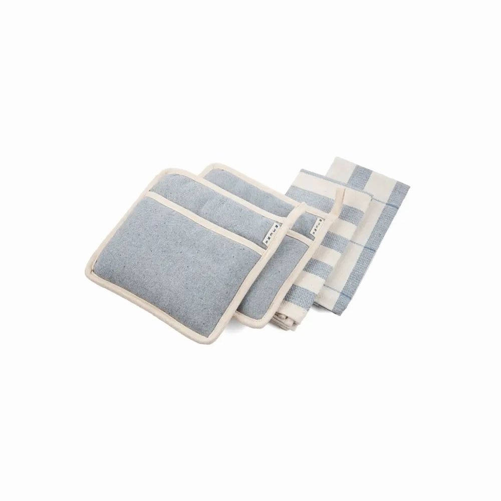 Eco-Friendly 4-Piece Kitchen Set for Cleaning and Cooking