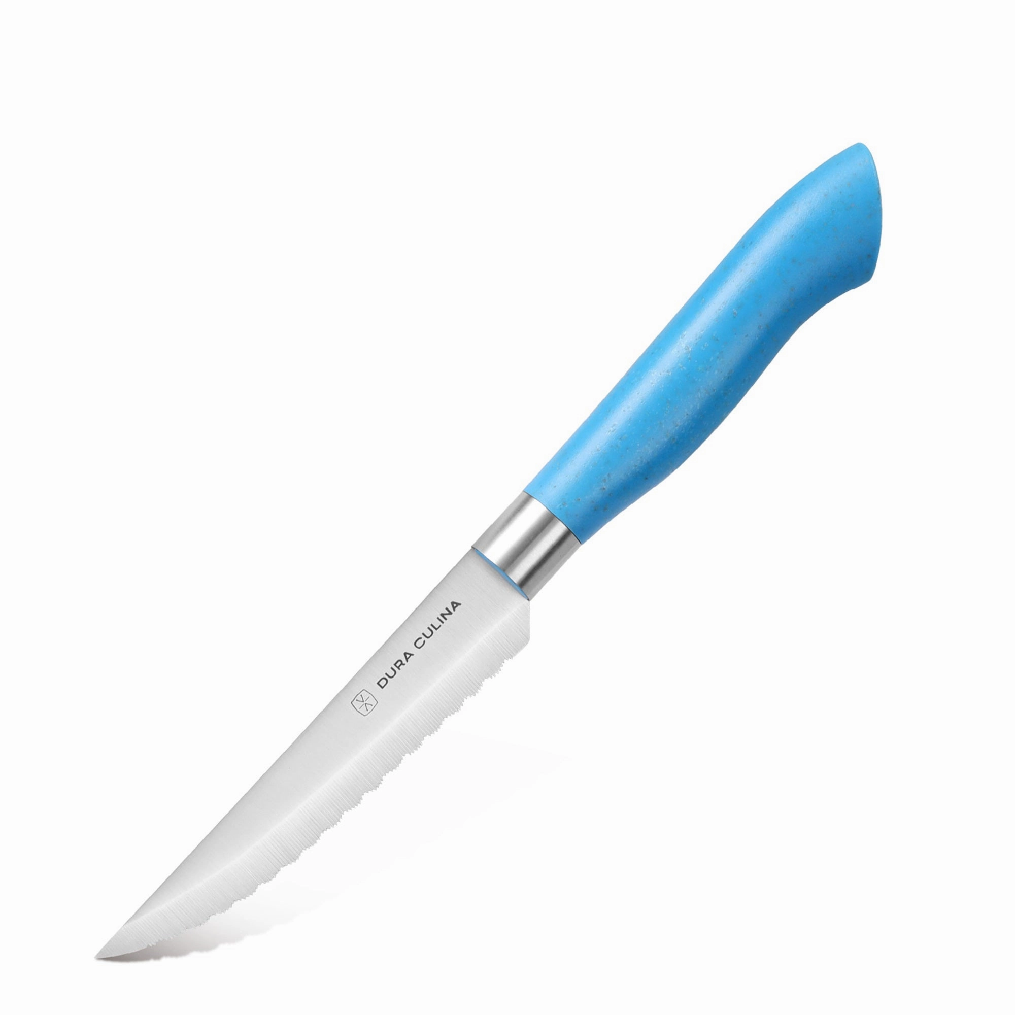 EcoCut 4 Piece Steak Knife Set, Blue by Dura Living