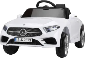 Electric Car for Kids 37-95 Months Licensed Mercedes Benz CLS 350, TOBBI Children Kid Ride On Car with Parental Remote Control, Kids’ Electric Vehicle with Soft Start Design/Radio & LED Lights