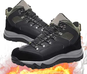 Electric Heated Shoes Comfortable Foot Warmer Shoes Charging Electric Heating Shoes with 3 Temperature Settings and Remote Control for Feet Cold Relief Winter,Black,Male 44