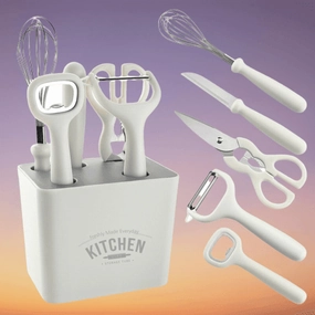 Elegant Kitchen Tool Set - Durable Essential Cooking Utensils