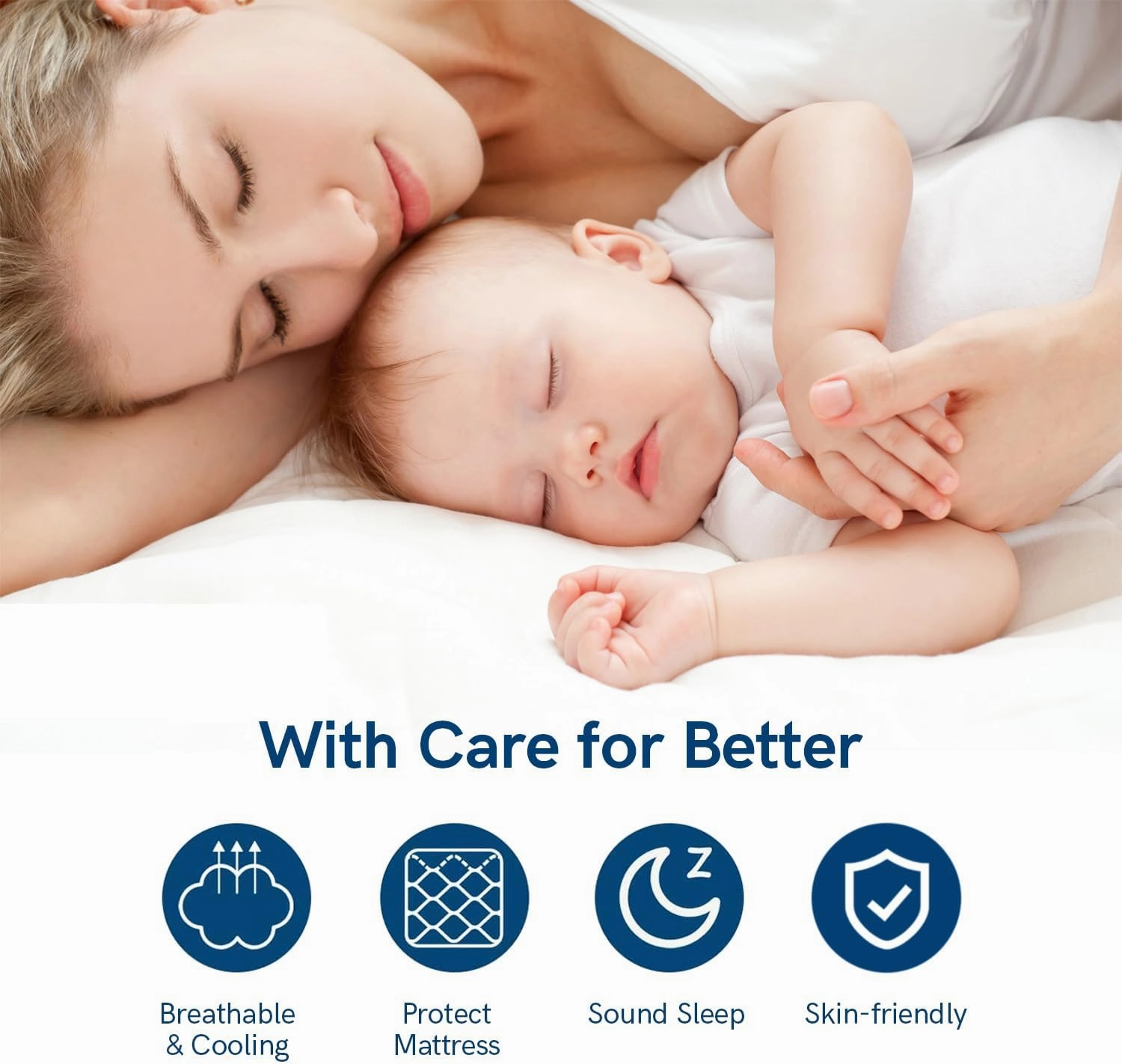 ELEMUSE King Mattress Topper for Back Pain, Extra Thick Mattress Pad Cover, Plush Soft Pillowtop with Elastic Deep Pocket, Overfilled Down Alternative Filling