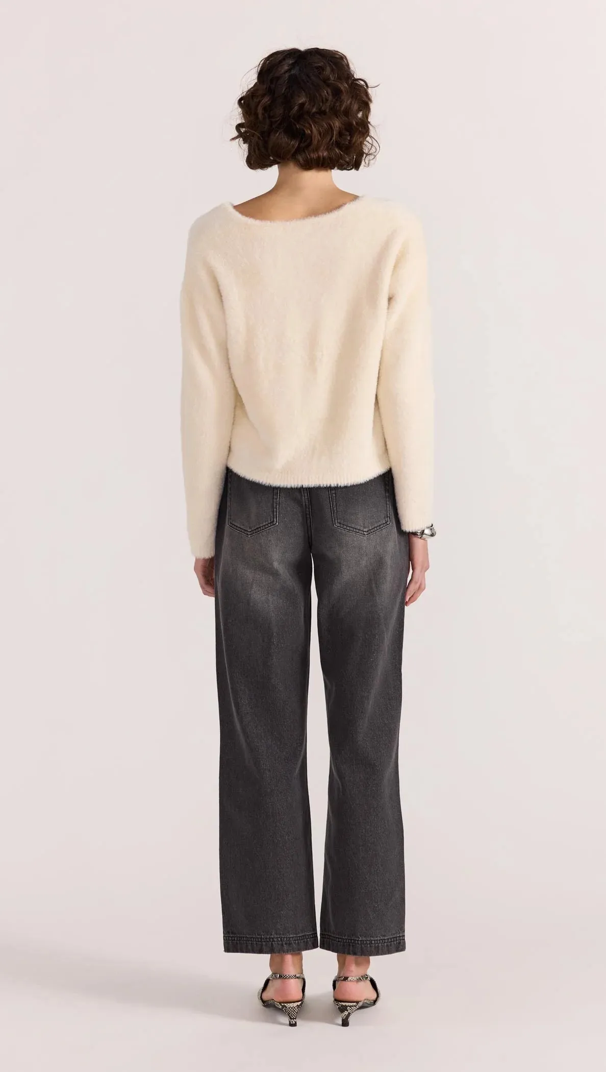 Ember Fluffy Knit | Cream | Staple