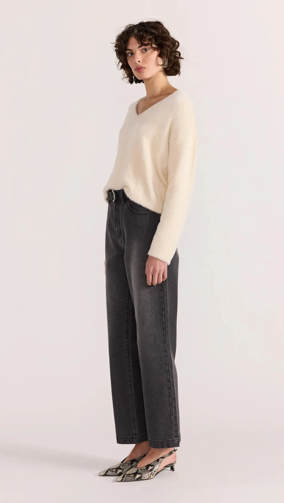 Ember Fluffy Knit | Cream | Staple
