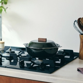 Enamel Pot Charcoal