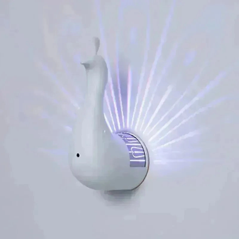 Enchanting Peacock Projection Lamp