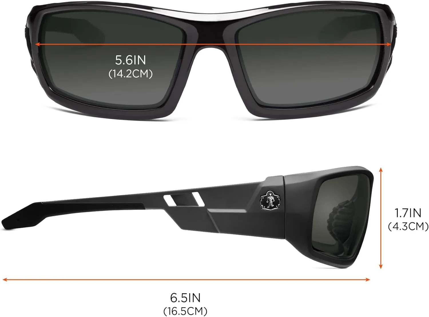 Ergodyne Skullerz Odin Polarized Safety Sunglasses