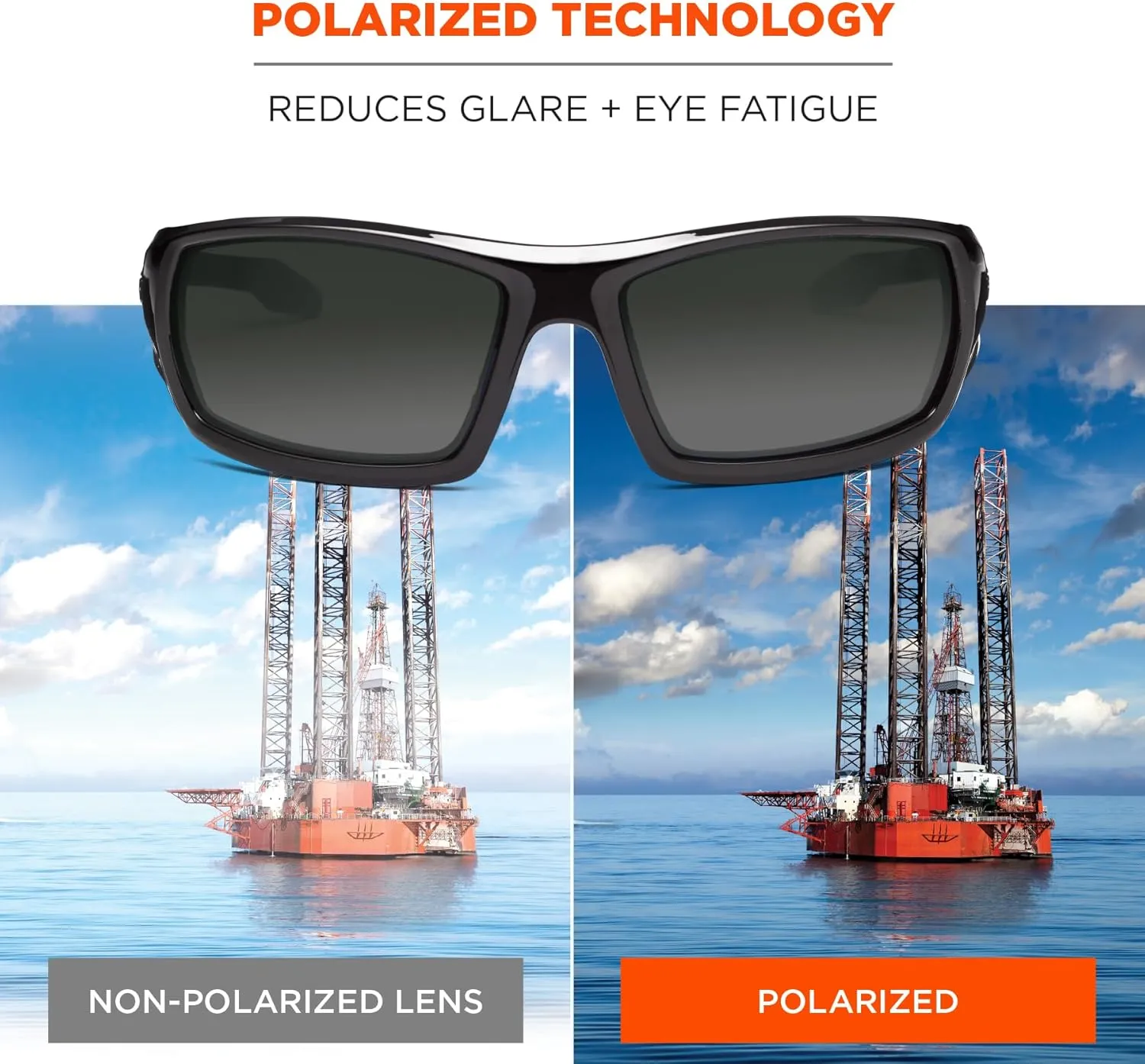 Ergodyne Skullerz Odin Polarized Safety Sunglasses