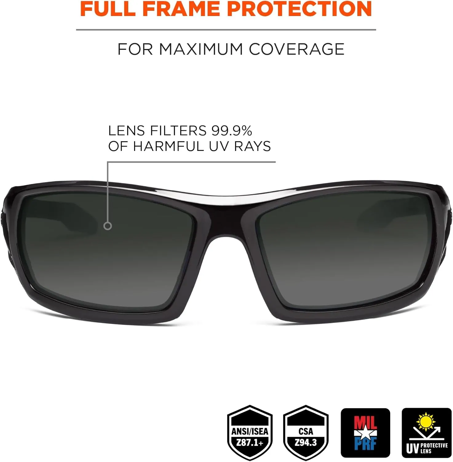 Ergodyne Skullerz Odin Polarized Safety Sunglasses