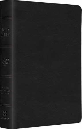 ESV Large Print Compact Bible (TruTone, Black)