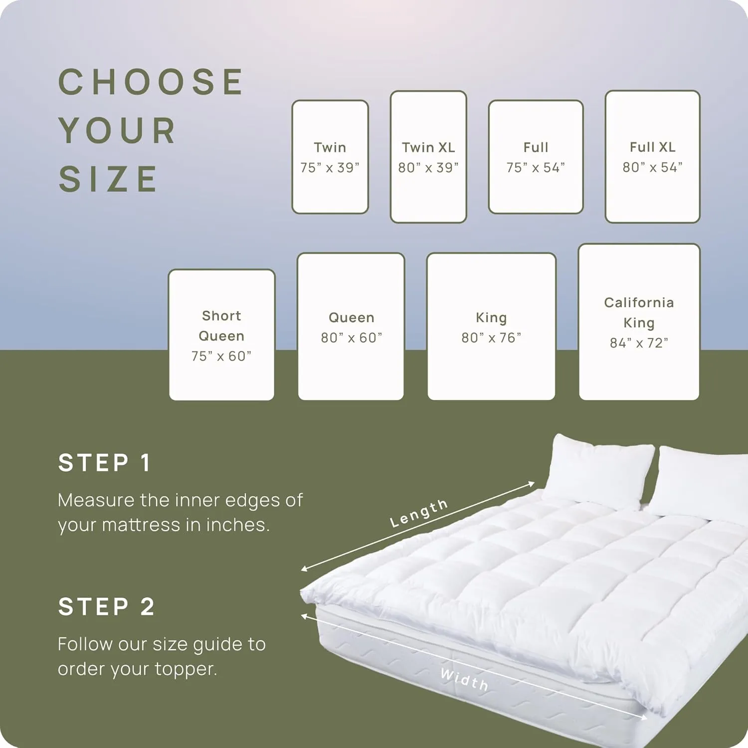 Extra Thick Pillow Top 3 Inch Mattress Topper Queen Size for Firm Mattress, Cooling Fluffy Cotton Hotel Mattress Bed Topper for Cloud Like Sleep & Back Pain, Plush Soft Pad, Fit to 6”-22” Mattress