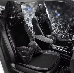 EXTRA SHINY CAR SEAT BLACK