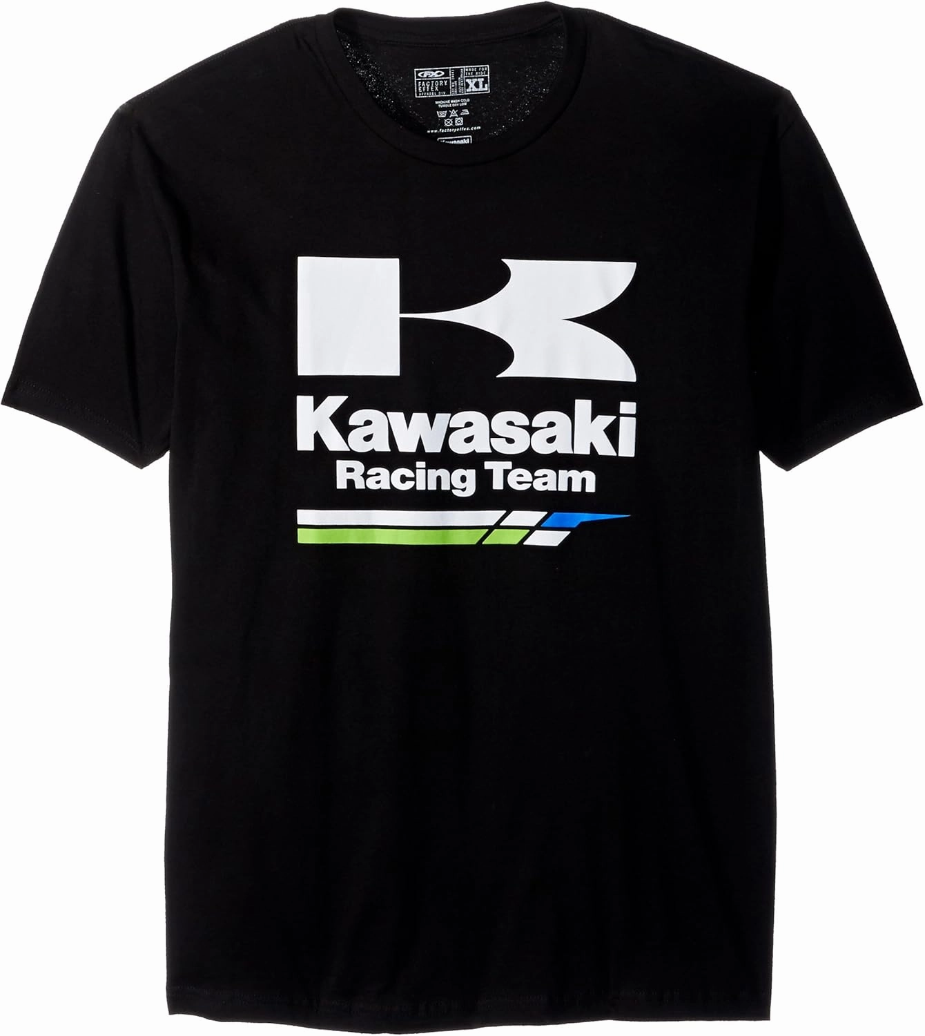 Factory Effex (18-87106 Racing T-Shirt (Black, X-Large)