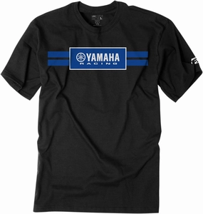 Factory Effex Yamaha Racing Stripes T-Shirt (Black - XL)
