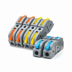 Fast Splicing Multiplex Push-in Electrical Set Lever Wire Connectors Compact Wiring Terminal Block for Junction Box FPSDAFKDM(Box 100PCS 221)
