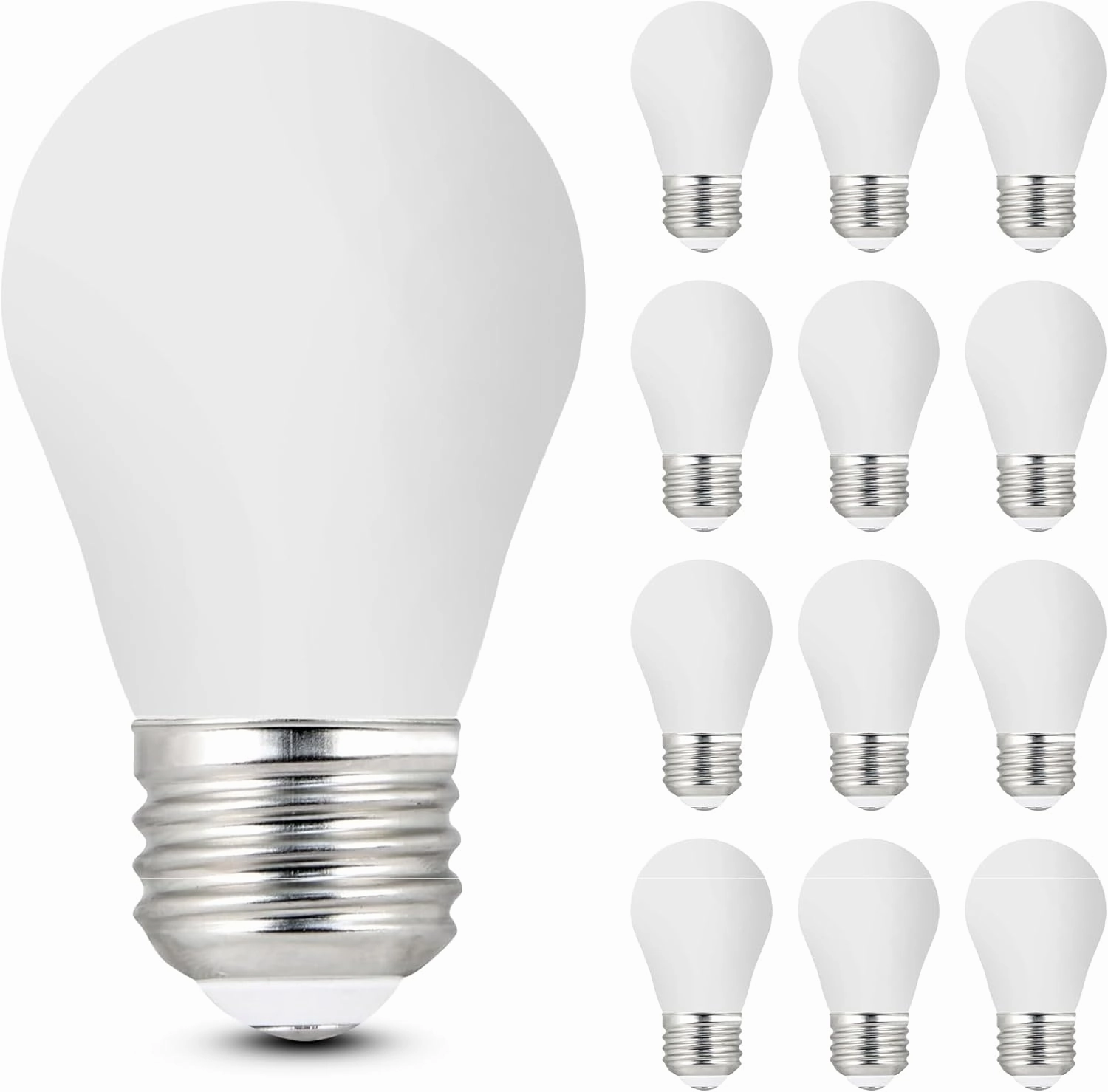 Feit Electric A15 LED Light Filament Bulb, 60W Equivalent, Dimmable, E26 Base, 2700K Soft White, 750 Lumens, Vintage Edison Light Bulb for Home, Office, 13-Year Lifetime, BPA1560W927CAFIL2RP6, 12 Pack