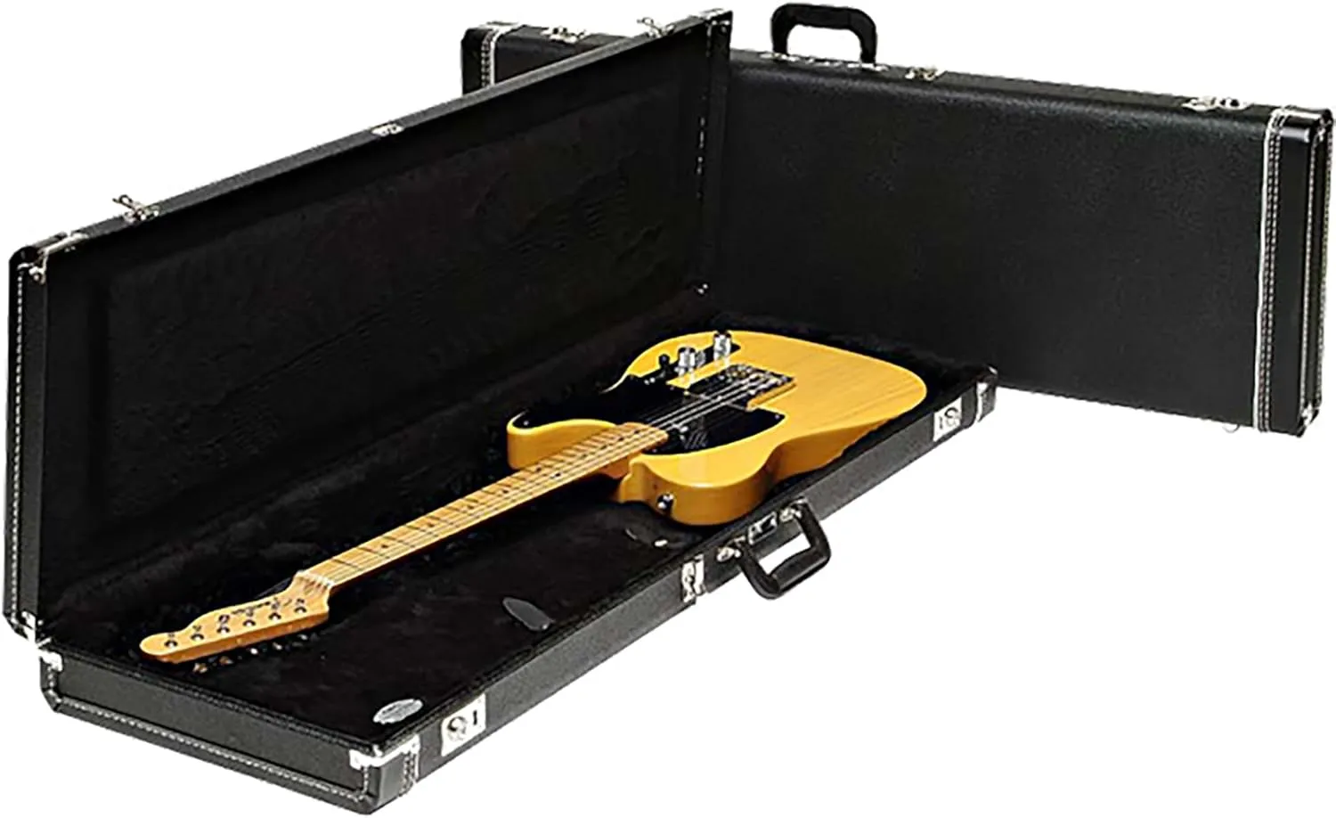 Fender Brent Mason Telecaster - Primer Gray Bundle with Deluxe Black Hard Case, Cable, Strap and Guitar Cleaning Kit