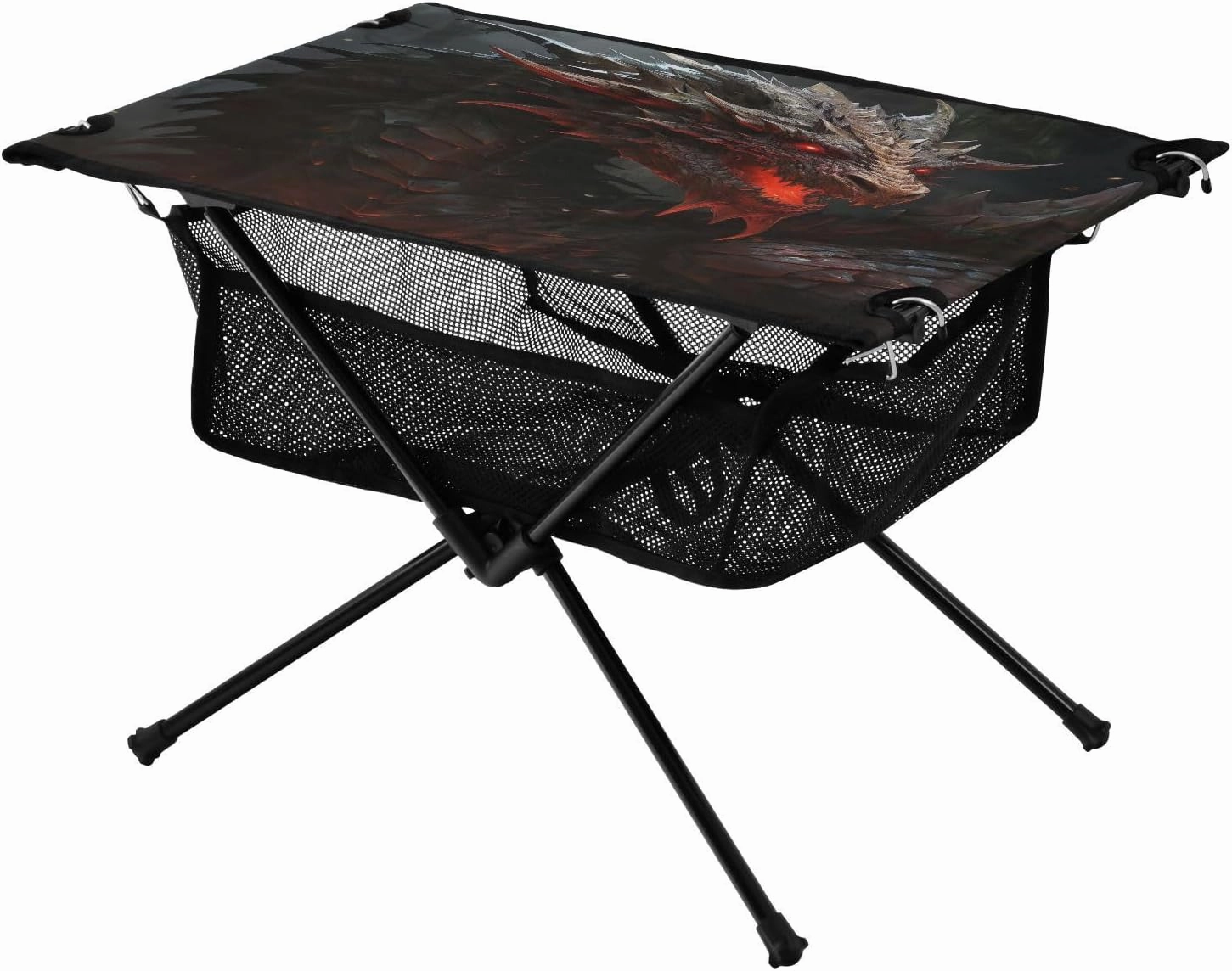 Fierce Dragon Portable Folding Camping Table, Compact Lightweight Beach Table with Carrying Bag for Outdoor Picnics, BBQs, Camp