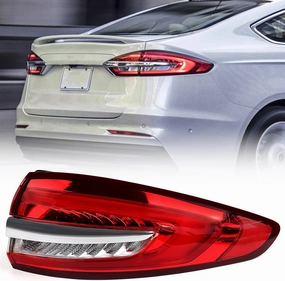 FIONE Taillight Assembly Compatible with Ford Fusion 2017 2018 2019 2020 Outer Tail Light Replacement Rear Lamp Right Passenger Side (RH) FO2804118 HS7Z13405J