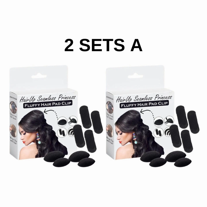 Fivfivgo™ HairUp Seamless Princess Fluffy Hair Pad Clip