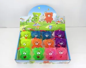 Flashing Bear Puffer YoYo Ball