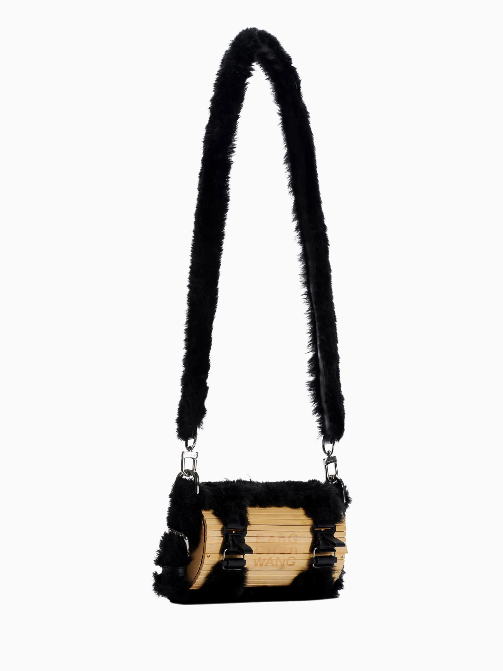 Fluffy Bamboo Bag Black