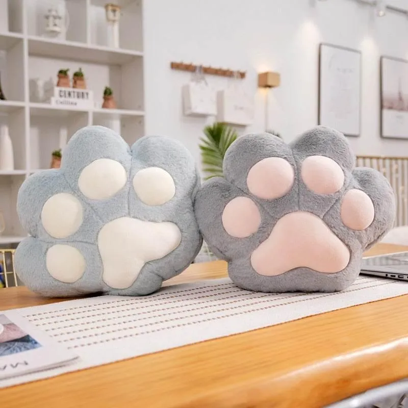 Fluffy Bear Paw Hand Warmer - Cozy Plush Heating Pad
